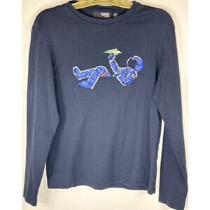 Murano Liquid Luxury, Long Sleeve Astronaut Graphic T-Shirt, Medium, Men